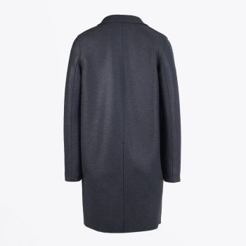Women's wool boxy coat in a comfortable casual style in France Style