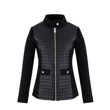 Women's casual wear quilted leather jacket for everyday style in USA
