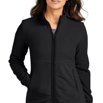 Casual fleece jacket with stand collar in USA