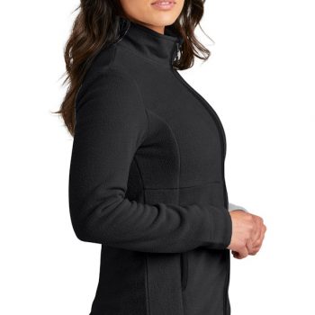 Cozy zip-up fleece jacket for women in USA