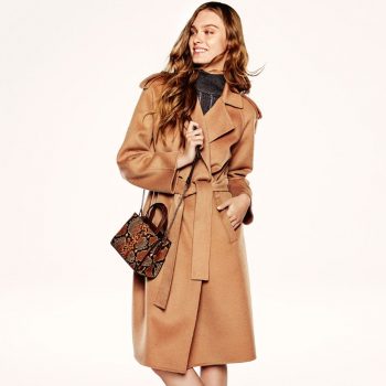Women's elegant long wool coat for sophisticated style in USA