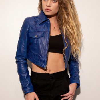 Shop Womens Future Trunks Leather Jacket