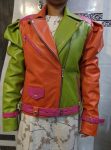 Shop Womens Lambskin Orange, Pink & Green Leather Biker Jacket 1 il_794xN.4496622615_bok4
