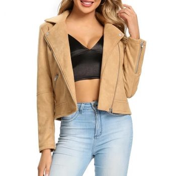 Women's suede leather jacket  in USA market