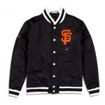 San Francisco Giants black and red throwback varsity jacket in USA