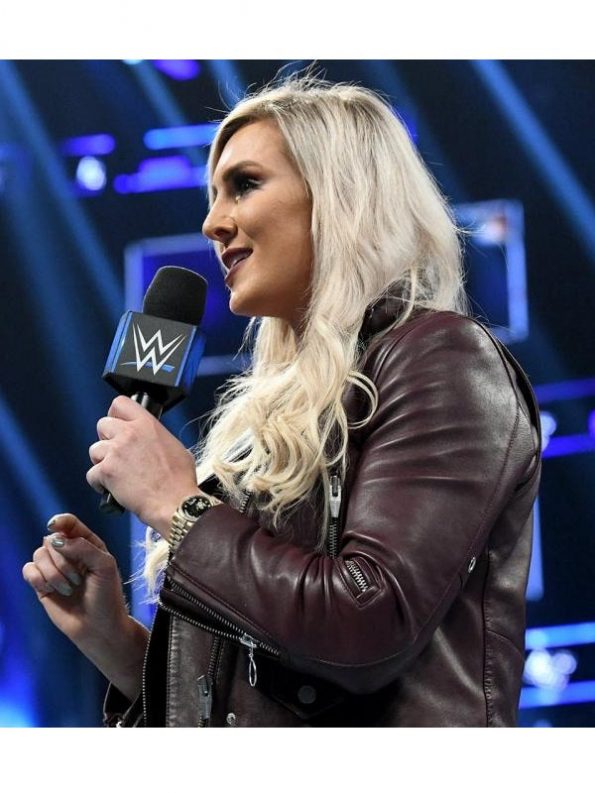 Stylish WWE Charlotte Flair Leather Jacket for Women in USA
