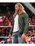 WWE-Edge-Green-Leather-Jacket