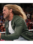 WWE-Edge-Green-Leather-Jacket