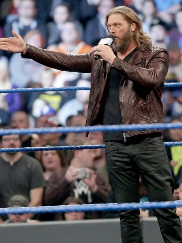 Genuine leather WWE Superstar jacket