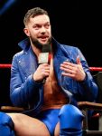 WWE Finn Balor Blue Biker Leather Jacket for Fans in USA