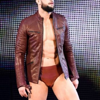 Custom Brown leather jacket for Men