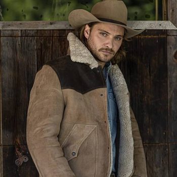 Kayce Dutton's shearling jacket in Yellowstone in American style