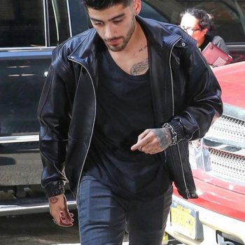 Zayn Malik's Edgy Leather Jacket in USA market