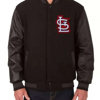 St. Louis Cardinals black letterman jacket in USA