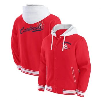 St. Louis Cardinals red cotton hooded jacket in USA