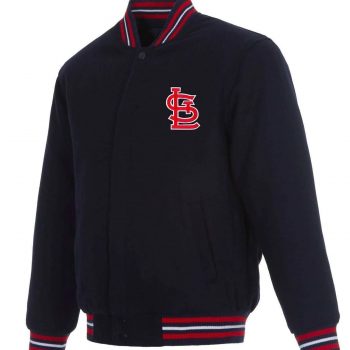 St. Louis Cardinals navy wool varsity jacket in USA