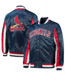 Ace St. Louis Cardinals Navy Blue Satin Jacket in USA