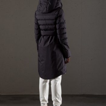 Stylish women's long puffer coat by Parajumpers in American Style