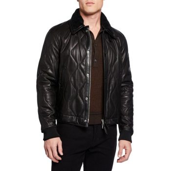 Men's Quilted Leather Jackets