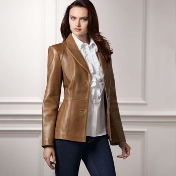 Women's Leather Blazers